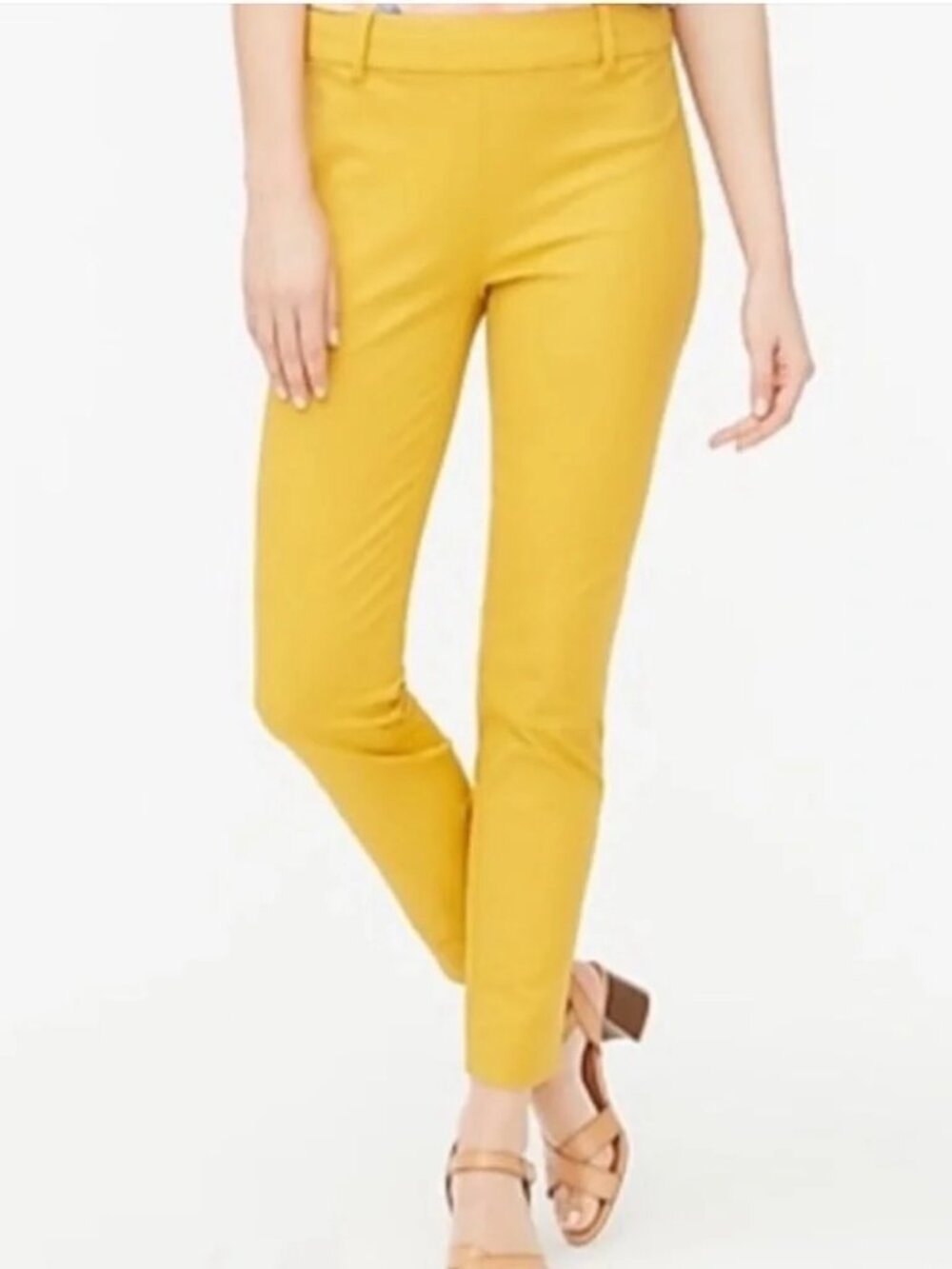 J. CREW Mustard Yellow Winnie Pants Size‎ 12